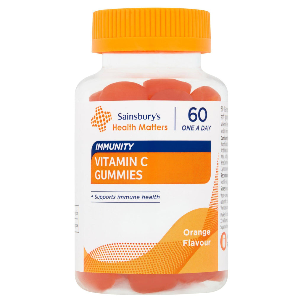 Sainsbury's Health Matters Immunity Vitamin C Gummies Orange Flavour