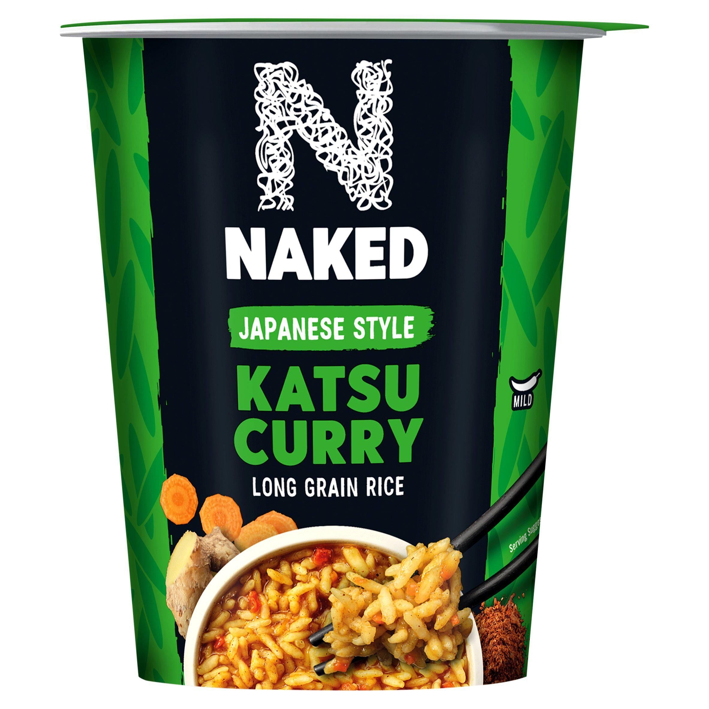 Naked Rice Long Grain Rice Japanese Katsu Curry 78g GOODS Sainsburys   