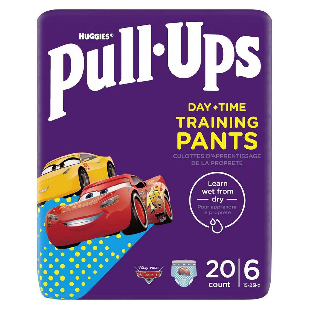 Huggies Pull-Ups Trainers Day, Boy, Size 2-4 Years, Nappy Size 5-6+, 20 BIG KID Training Pants