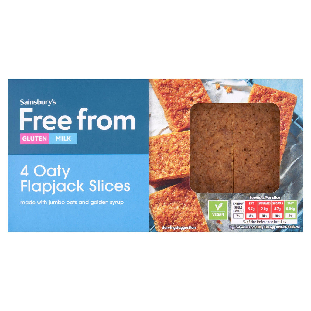 Sainsbury's Free From Flapjack Slices x4