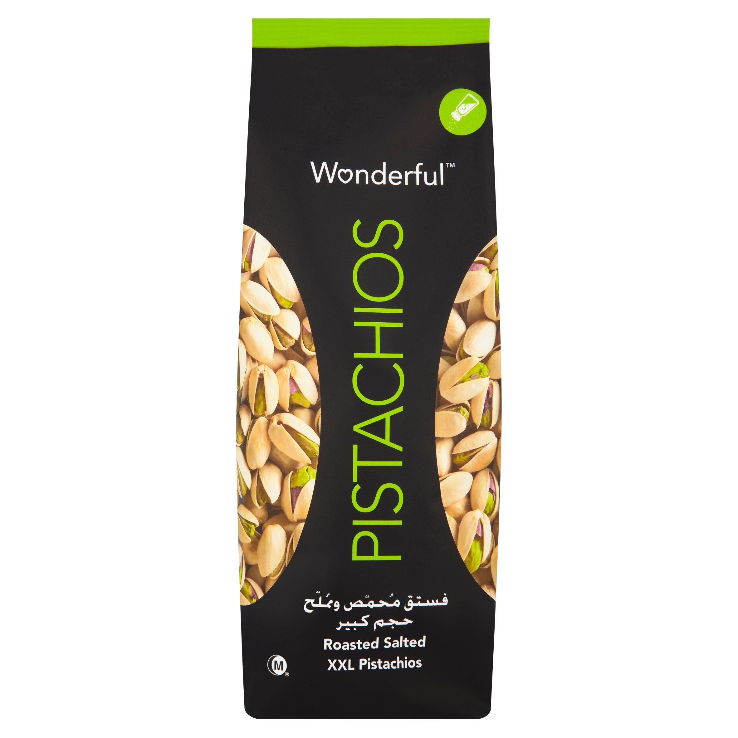 Wonderful Roasted Salted XXL Pistachios 450g Nuts Sainsburys   