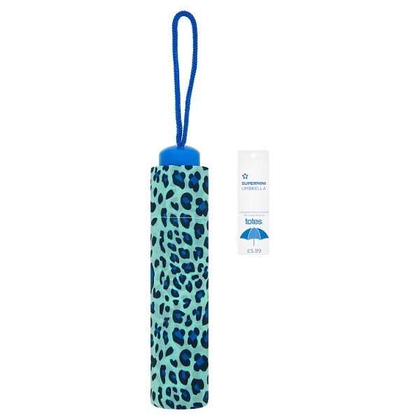 Superdrug Supermini Blue Print Umbrella