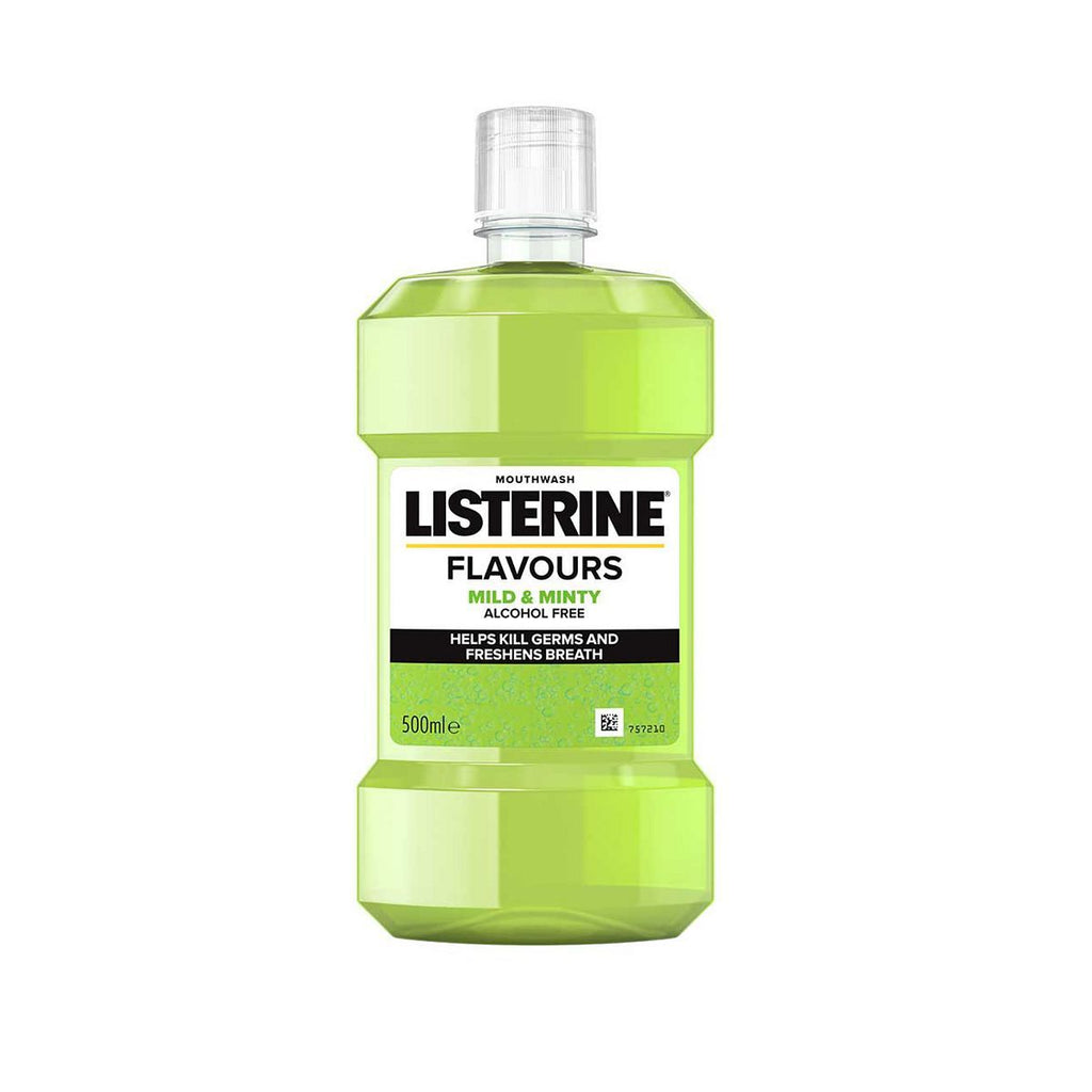 LISTERINE® Flavours Mild & Minty Alcohol Free Mouthwash 500ml