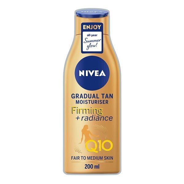 NIVEA Q10 Gradual Tan Body Lotion Fair to Medium Skin 200ml GOODS Superdrug   