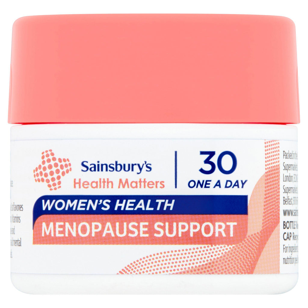 Sainsbury's Health Matters Women's Health Menopause Support One A Day Tablet x30