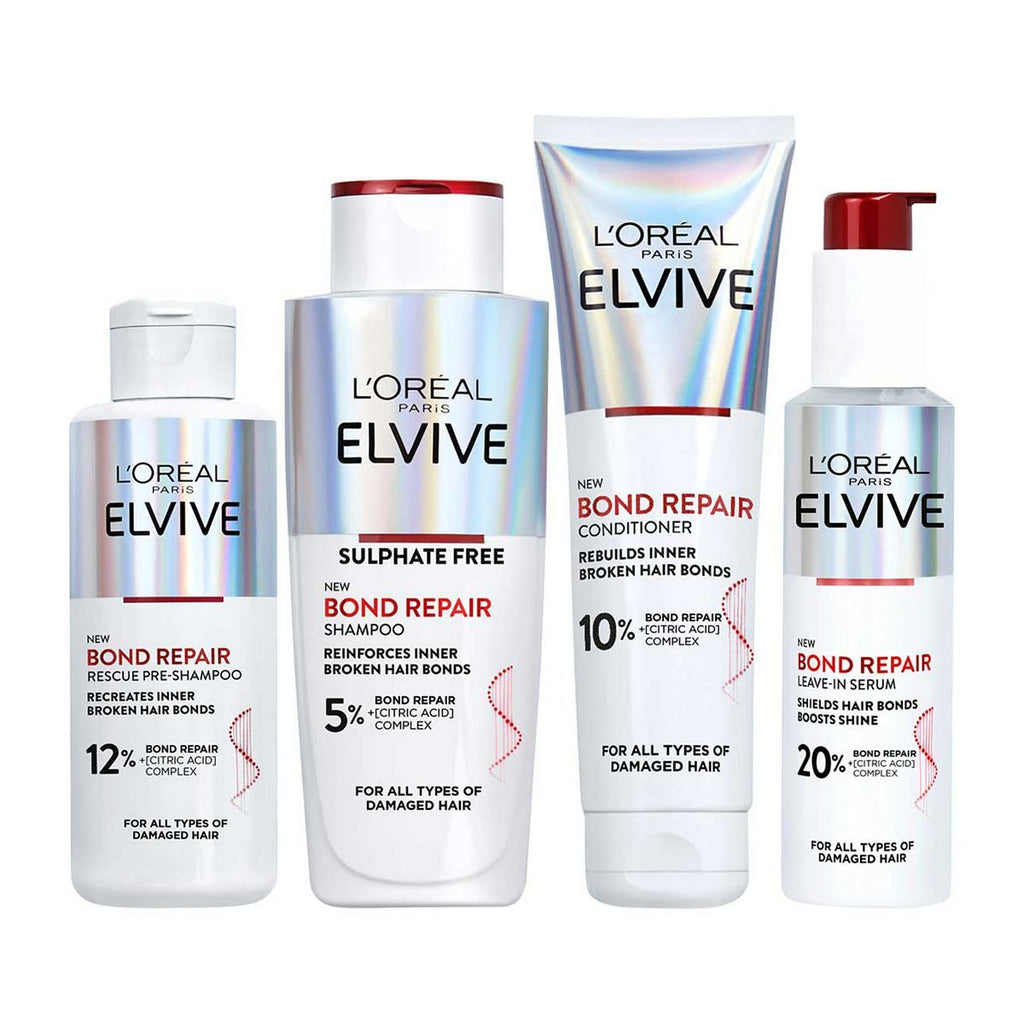 L’Oréal Paris Elvive Bond Repair Full Routine Bundle for Damaged Hair