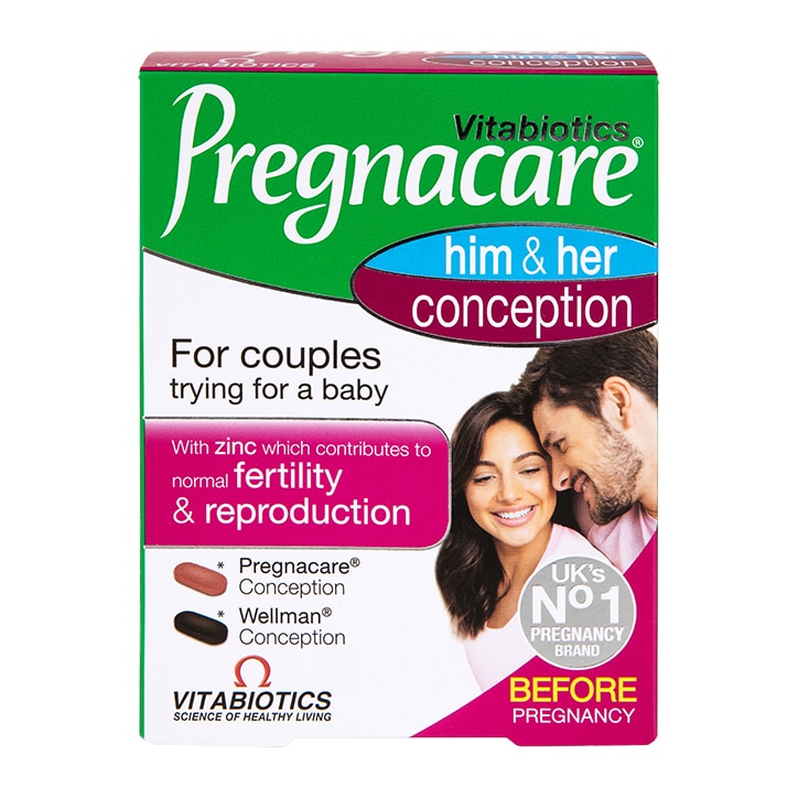 Vitabiotics Pregnacare His & Her Conception 60 Tablets Women's Health Supplements Holland&Barrett   