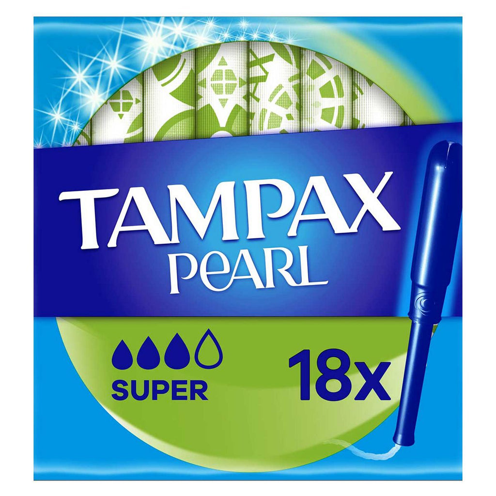 Tampax Pearl Super Tampons Applicator 18X