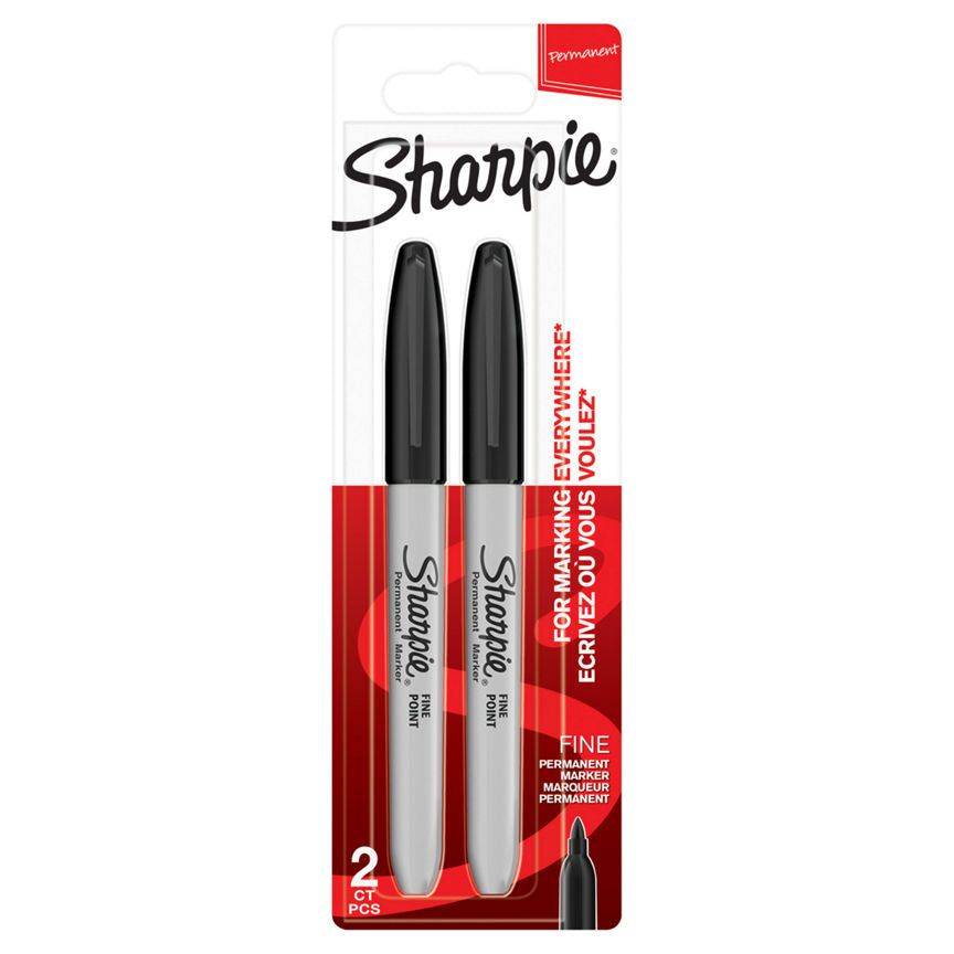 Sharpie Black Fine Point Permanent Markers