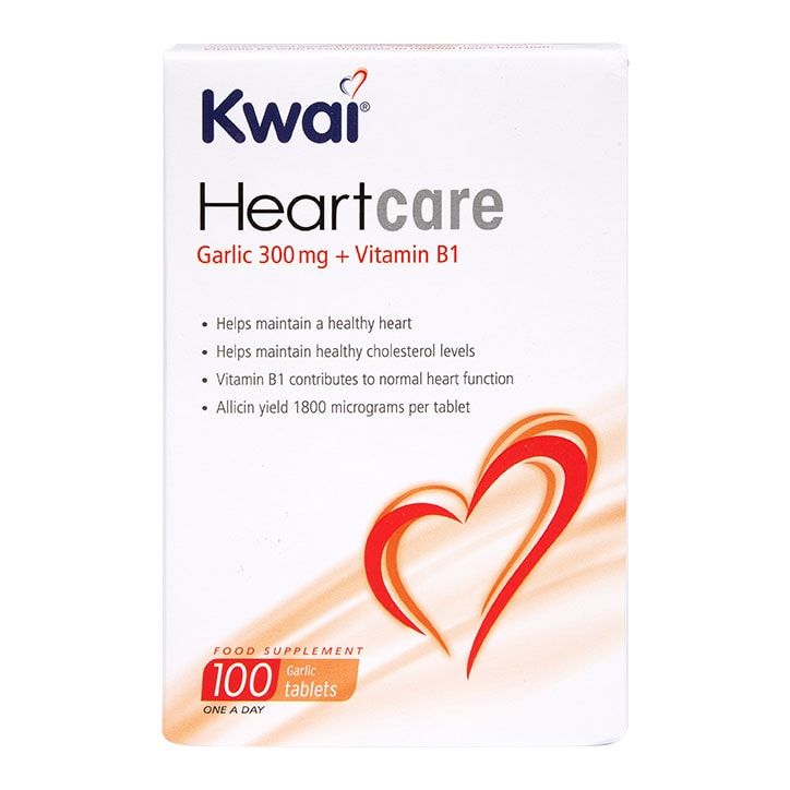 Kwai Heartcare One-a-Day 100 Tablets Garlic Supplements Holland&Barrett   