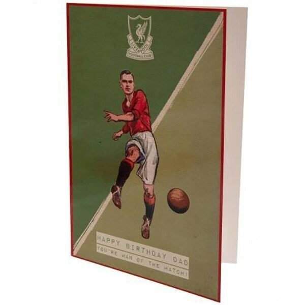 Liverpool FC Dad Retro Birthday Card (23cm x 15cm) GOODS Superdrug   