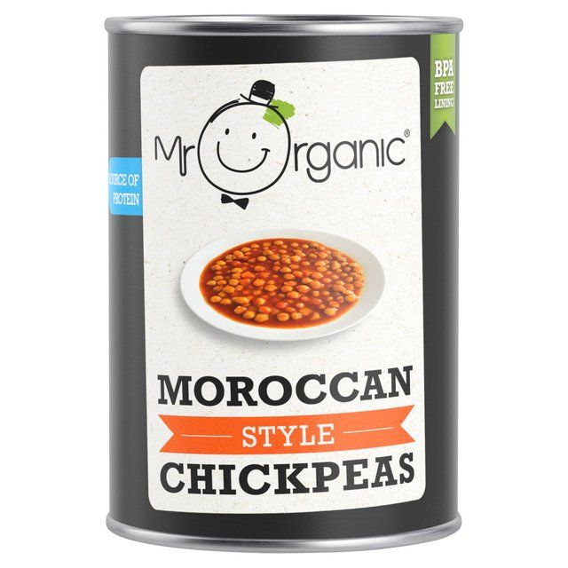 Mr Organic Moroccan Style Chickpeas   400g