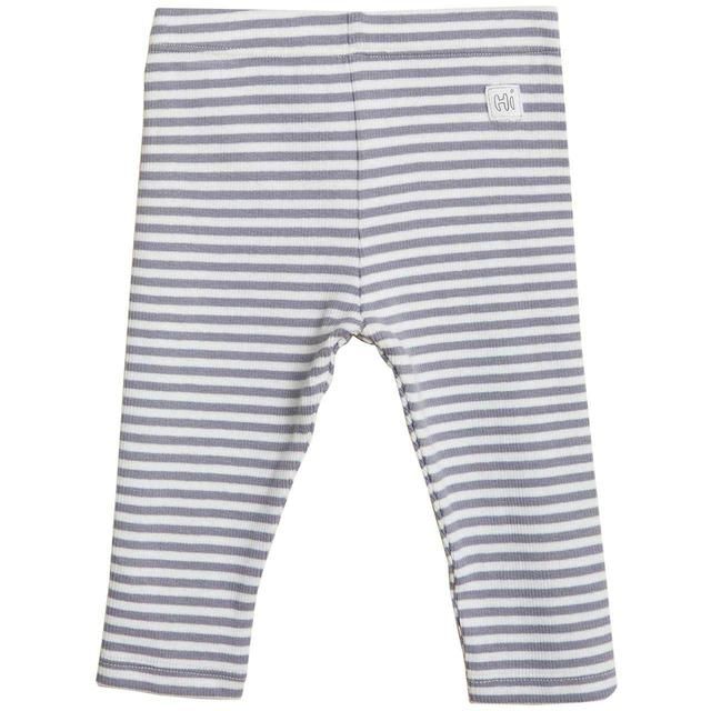 M&S Collection Cotton Rich Striped Ribbed Leggings Multi 0-12 Months GOODS M&S   