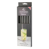 Viners Barware Long Steel Drinking Straws   6 per pack GOODS M&S   