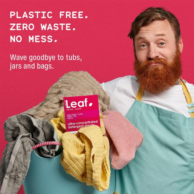 Wash with Leaf Non Bio Laundry Sheets 50   50 per pack