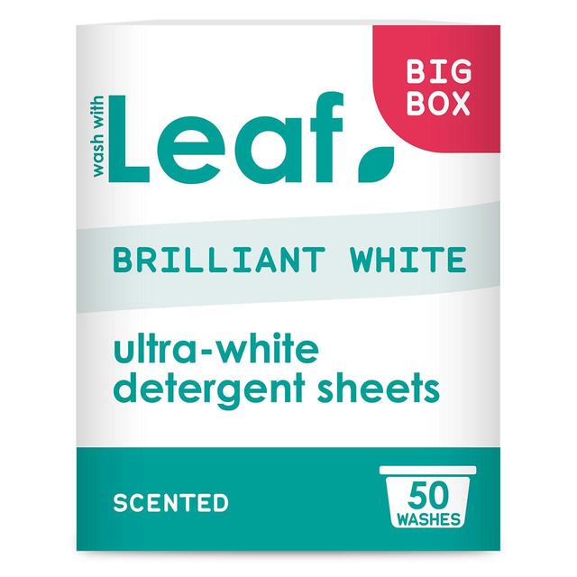 Wash with Leaf Brilliant White 50 Sheets   50 per pack