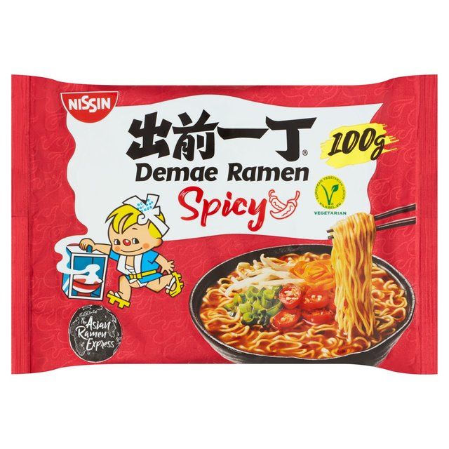 Nissin Demae Ramen Spicy Noodles   100g GOODS M&S   