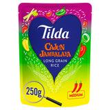 Tilda Microwave Cajun Jambalaya Long Grain Rice   250g GOODS M&S   