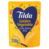 Tilda Microwave Golden Vegetable Long Grain Rice   250g GOODS M&S   