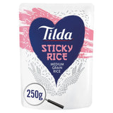 Tilda Microwave Sticky Medium Grain Rice   250g GOODS M&S   