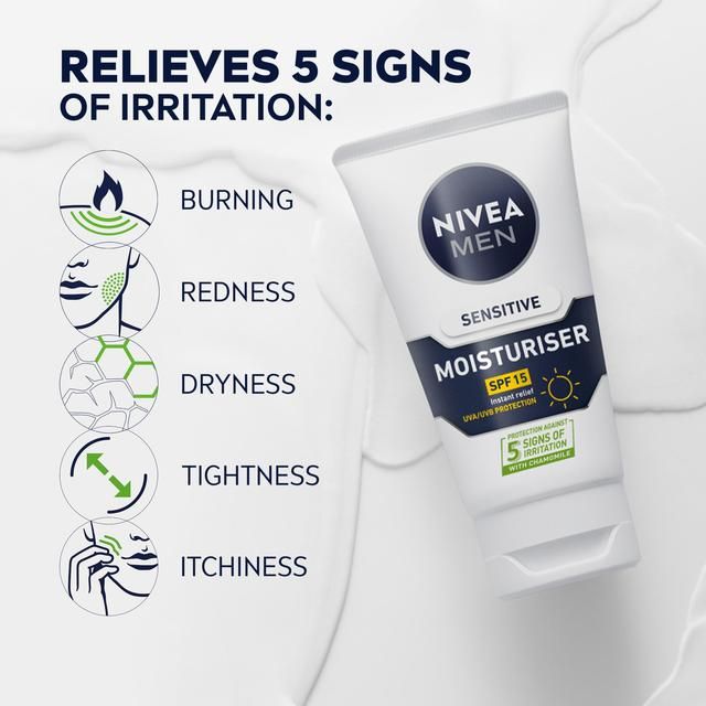 Nivea Men Sensitive Moisturiser SPF15   75ml GOODS M&S   