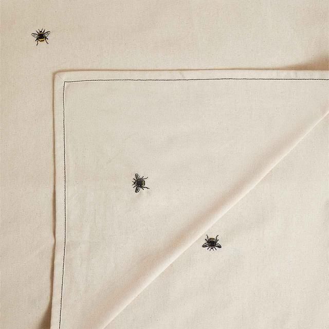 M&S Bee Cotton Tablecloth One Size Natural