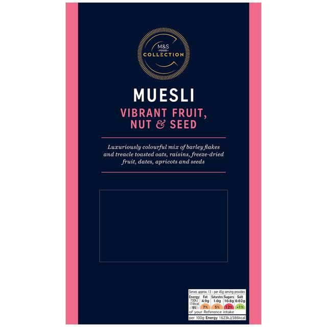 M&S Collection Fruit Nut & Seed Muesli   600g