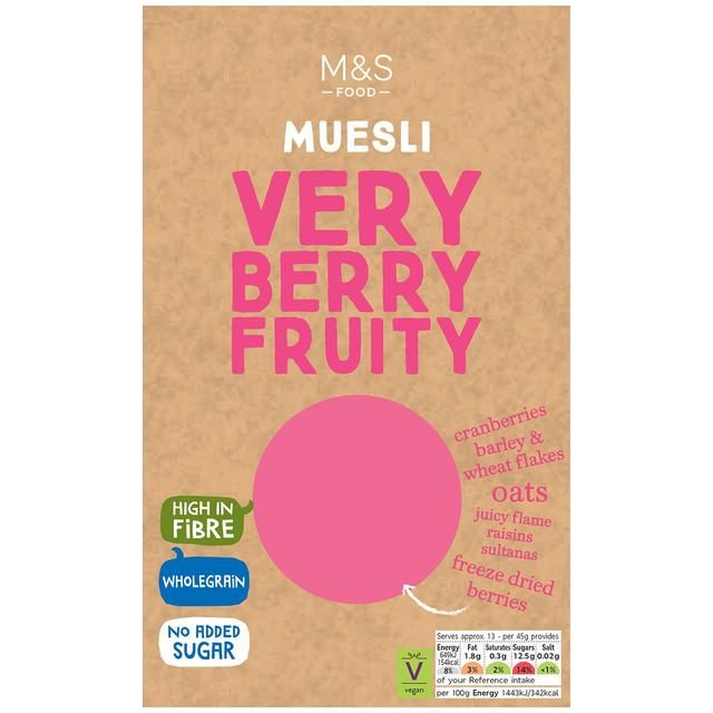 M&S Very Berry Fruity Muesli   600g