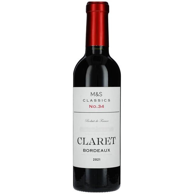 M&S Classics Claret Bordeaux Half Bottle   37.5cl