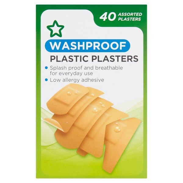 Superdrug Waterproof Plasters X 40