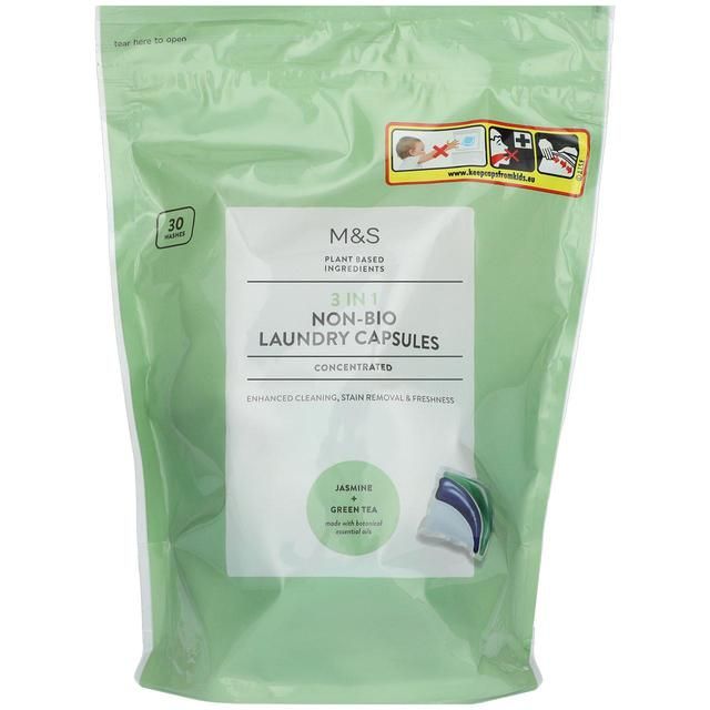 M&S 3 in 1 Non-Bio Laundry Capsules   30 per pack