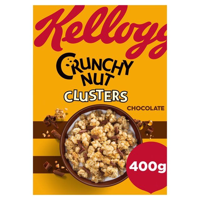 Kellogg's Crunchy Nut Clusters Chocolate Breakfast Cereal   400g GOODS M&S   