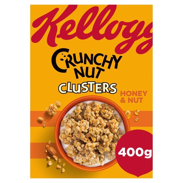 Kellogg's Crunchy Nut Honey & Nut Clusters Breakfast Cereal   400g GOODS M&S   