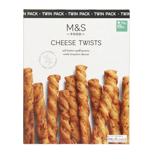 M&S Cheese Twists Twin Pack   250g