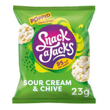 Snack a Jacks Sour Cream &amp; Chive Rice Cakes   24g