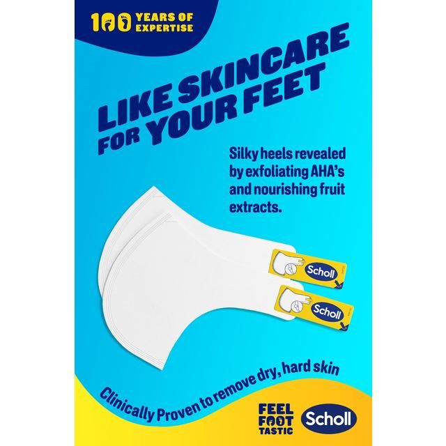 Scholl Exfoliating Heel Peel Foot Mask GOODS M&S   