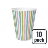 Multi Stripes Party Cups   10 per pack GOODS M&S   