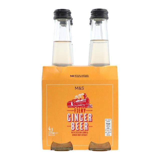 M&S Fiery Ginger Beer   4 x 275ml