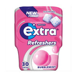 Wrigley's Extra Refreshers Bubblemint Sugar Free Chewing Gum Bottle 30pcs   67g GOODS M&S   