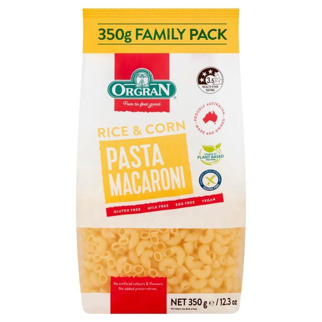 Orgran Gluten Free Rice & Corn Macaroni Pasta   350g GOODS M&S   