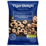 Tiger Delight Jumbo Cooked Peeled King Prawns   250g GOODS M&S   