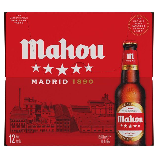 Mahou Bottles   12 x 330ml GOODS M&S   