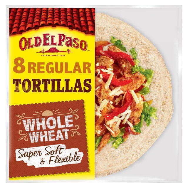 Old El Paso Wholewheat Flour Tortilla Wraps   8 per pack GOODS M&S   