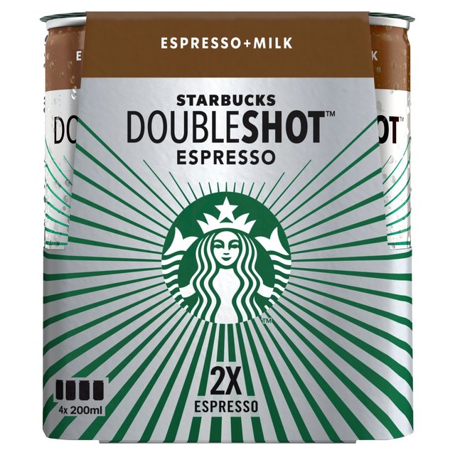 Starbucks Doubleshot Espresso Iced Coffee    4 x 200ml