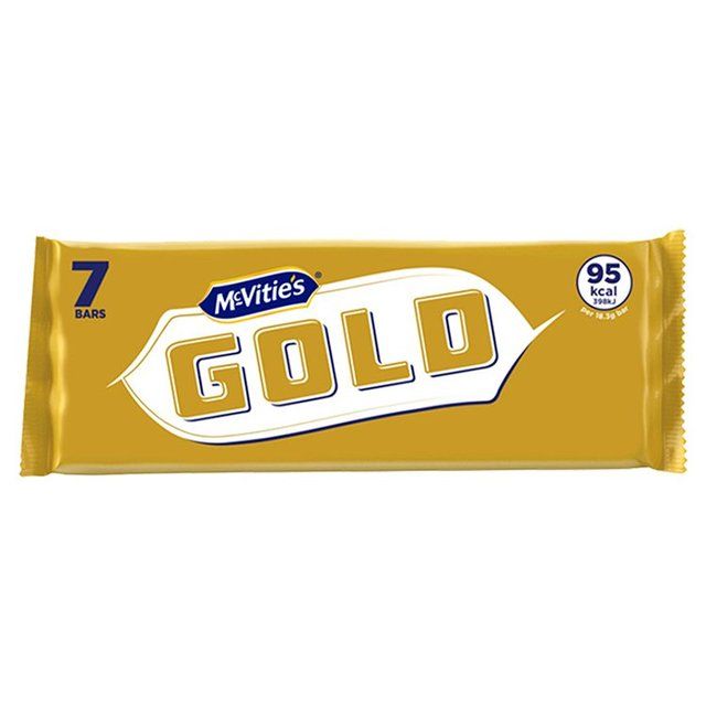 McVitie's Gold Caramel Flavour Biscuit Bars Multipack   7 per pack