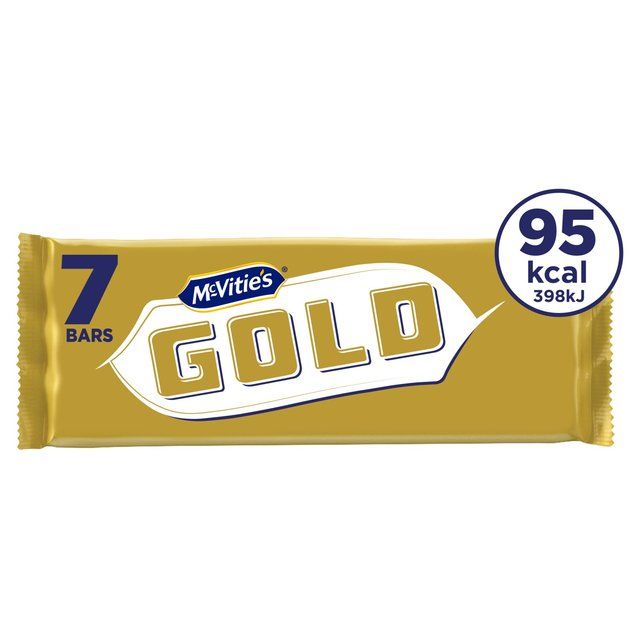 McVitie's Gold Caramel Flavour Biscuit Bars Multipack   7 per pack