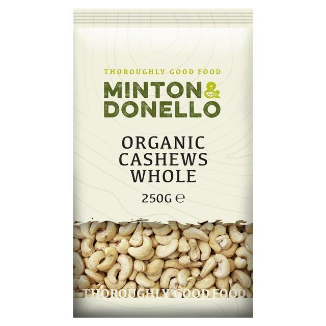 Mintons Good Food Organic Whole Cashews   250g