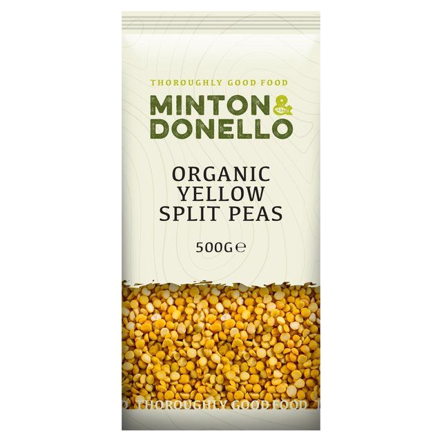 Mintons Good Food Organic Yellow Split Peas   500g