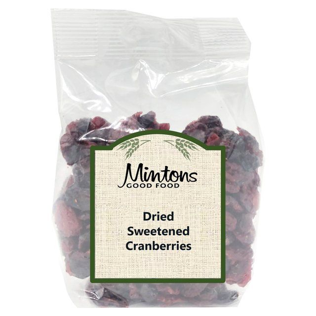 Mintons Good Food Dried Sweetened Cranberries   250g