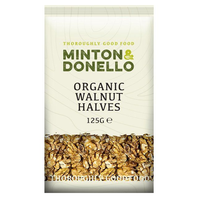 Mintons Good Food Organic Walnut Halves   125g